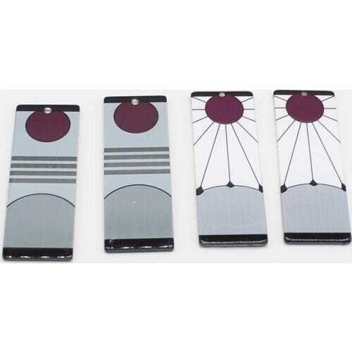 4pcs New Demon Kimetsu no Yaiba Acrylic Earrings Jewelry Accessories Anime Earrings Tanjiro Earrings DIY Handmade Accessories