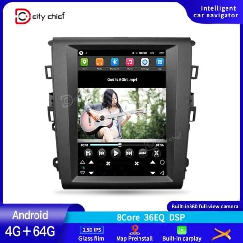 Android Car radio Multimedia Player GPS Navigation Player For Mondeo Fusion MK5 2013-2019