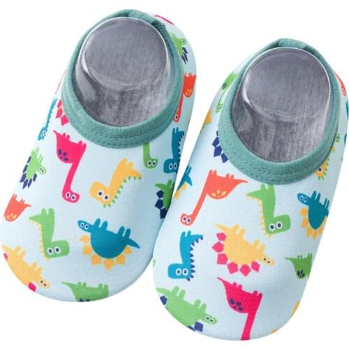 Children Casual Shoe Dinosaur Printed First Shoes Baby Boys Girls Cartoon Swim Water Shoes Barefoot Aqua Socks Non-slip Shoes