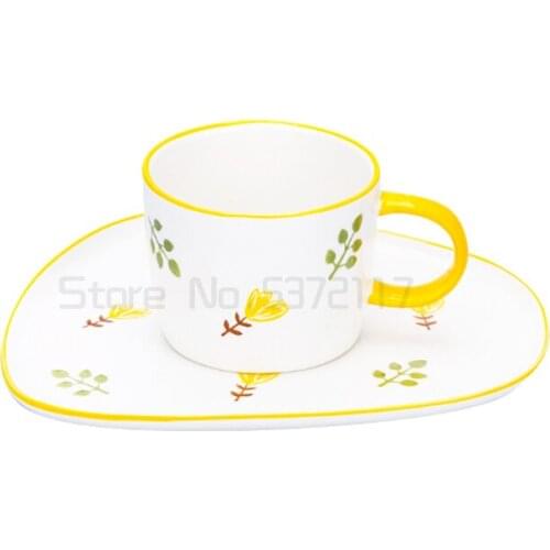 European coffee cup and saucer small exquisite ins water cup afternoon tea set coffee set