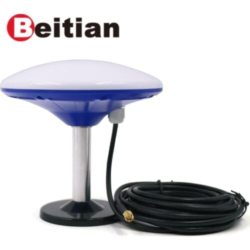 BEITIAN GLONASS BDS GALILEO GPS Antenna, High precision GNSS Antenna, magnetic mounting, SMA-J Connector, BN-905AJ
