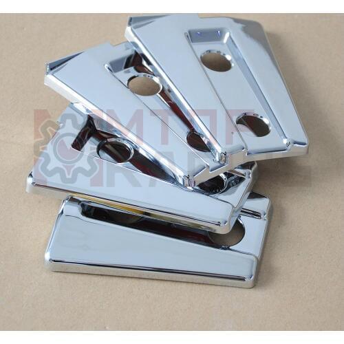 Chrome Trim Side Door Hinges Covers For Jeep Wrangler JK 2007 2008 2009 2010 2011 2012 2013 2014 2015 2016 2017 2 Door
