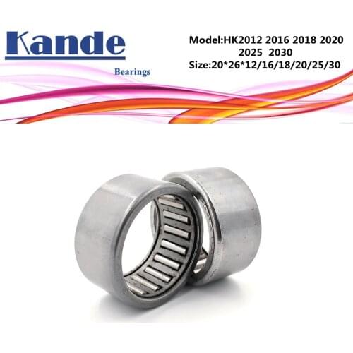 HK2012 HK2016 HK202918 Needle Bearings Needle Roller Bearing HK2020 HK2030 20X26X12 20X26X16 20X29X18 20x26x20 20x26x30