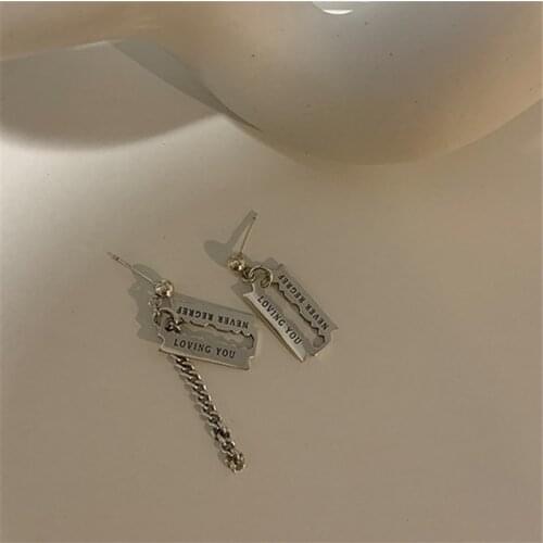 Miuoxion Retro Tassel Blade Earrings Fashion Personality Party Punk Jewelry For Women Feature Namour Charm Gift All Seasons