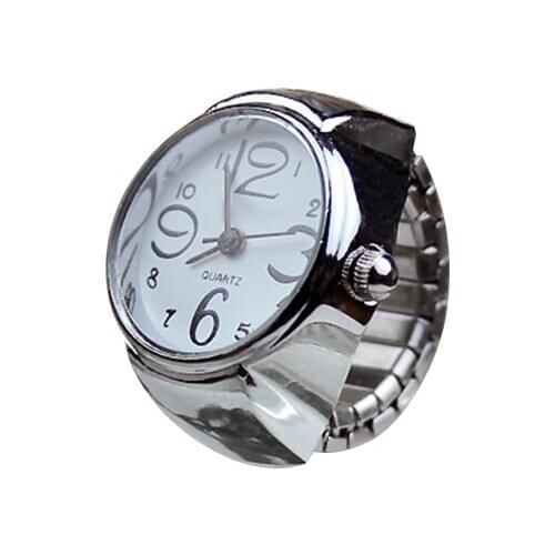 Fashion Women Men Ring Watch Stretch Quartz Finger Watches Rings Jewelry Gifts NOV99