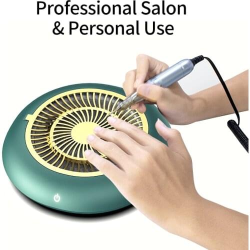 45W Powerful Vacuum Suction Pedicure Vacuum Cleaner Nail Dust Extractor Professional Electric Nail Vacuum Cleaner Machine