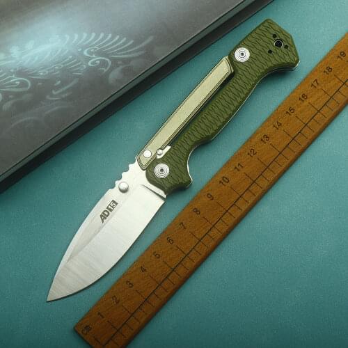 New cold steel AD15 folding knife outdoor camping survival knife S35VN tactical hunting portable knife high hardness sharp knife