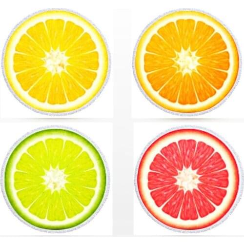 Fruit pattern Fringed beach towel Round beach towel Beach cover up Microfiber towel Towel beach Beach mat Bath towel beach towel