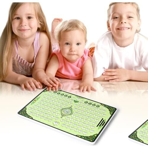 Full AL-Quran Electronic Learning Pad Teaching Toy Tablet for Islam Muslim Kid,all Section Holy Quran Early Educational Toys