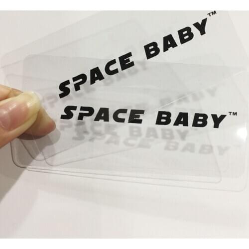 Custom PVC Materials Garment Hang Tag 10x5cm Printed Brand Logo For Clothes