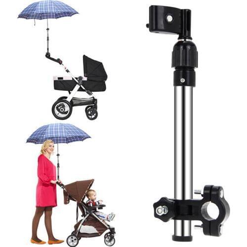 1pc Stroller Umbrella Holder Adjustable Plastic Baby Stroller Pram Umbrella Stretch Stand Holder Stroller Accessories Baby Care