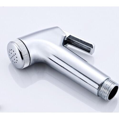 Handheld Toilet Bathroom Bidet ABS Electroplating Bath Sprayer Shower Head Home Cleaning Shower with Hanger Holder Bracket