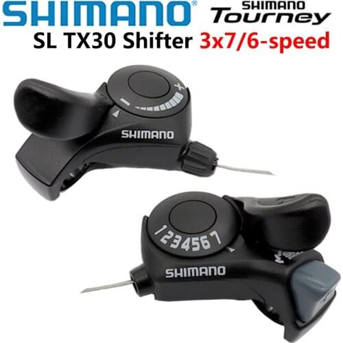 Shimano Tourney SL TX30 Bicycle Shift Lever 6s 7s 18s 21s Speed SL-TX30 shifters Inner gear cable included