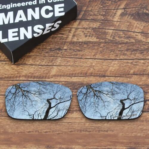 ToughAsNails Resist Seawater Corrosion Polarized Replacement Lenses for Oakley Drop Point Sunglasses Metallic Silver