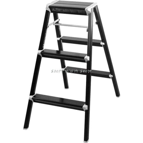 Thickened Aluminum Alloy Ladder Household Folding Ladder Miter Ladder Photography Stool Step Sk6-8 Package Mail