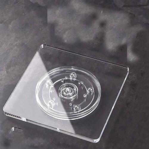 Cake Turntable Rotating Biscuit Stand Acrylic Cake Stand Cake Decorating Tools DIY Pan Baking Tools Kitchen Table Rotary Tools