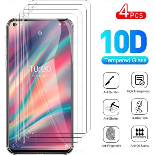 4Pcs HD Full Cover Protective Glasses For Wiko View 5 Plus Phone Glass Screen Protector Film For Wi Ko View5 5Plus 6.55" 2020