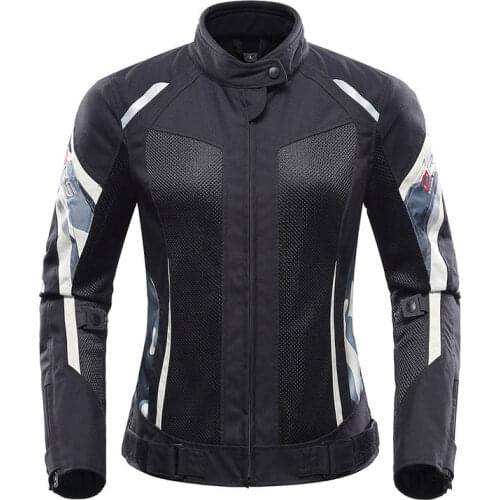 DUHAN Female Motorcycle Jackets Lady Pants Motorbike Jacket Clothes Trousers with CE Protective Gear Racing Women Jacket