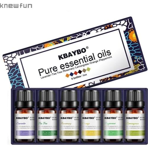 10ml*12PCS Pure Essential Oils Set for Aromatherapy Diffuser Lavender Lemongrass Oil Fresh Air For Massage Humidifier Diffuser