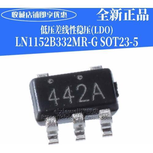 10PCS/LOT LN1152B332MR-G SOT-23-5L LDO new original in stock