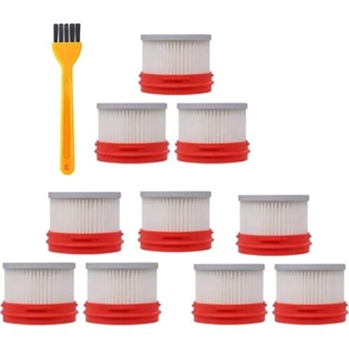 10 Pcs Replacement HEPA Filter Suit for Xiaomi Dreame V9 V9B V10 Wireless Handheld Vacuum Cleaner Accessories Parts