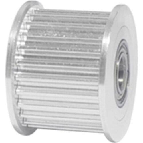 25 Teeth HTD3M Idler Pulley, Bore 6mm, Width 15m, With Bearing Guide Regulating Synchronous, HTD3M Pulley 25T 25teeth