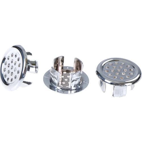 3/2pcs/lot Kitchen Sink Accessory Round Ring Overflow Spare Cover Waste Plug Sink Filter Bathroom Basin Sink Drain