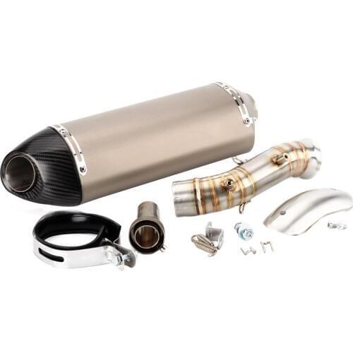 790 Motorcycle For KTM Duke 790 2018 2019 Escape Slip on Motorcycle Exhaust Muffler And Link Pipe System And Heat Shield