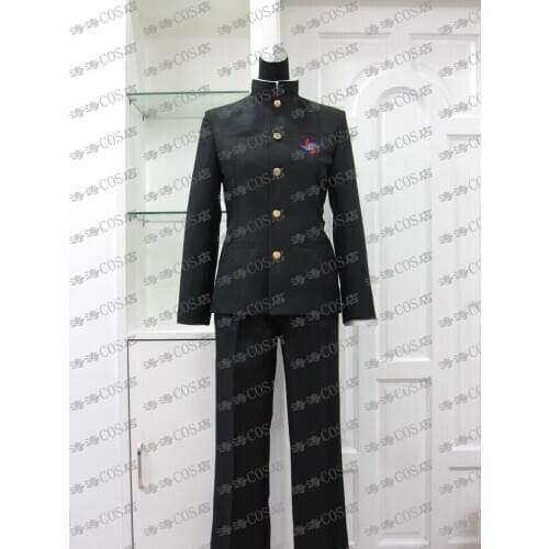 Anime Another Kouichi Sakakibara Yomiyama North Middle School Boys Black Autumn Uniform Halloween Cosplay Costume