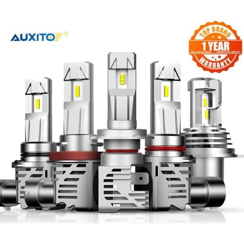 AUXITO 2x H1 H7 LED Headlight H4 H13 9007 9005 HB3 HB4 Car Lights Bulb For VW Golf 4 5 7 6 Passat B5 B6 B7 Touareg Touran Tiguan