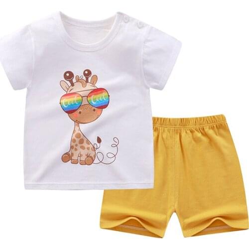BBD Toddler Fashion Clothes Boys Girls Suits Short Pants T-Shirt Tracksuit Infants 1 2 3 4 5 Years High Quality Outfits Costume