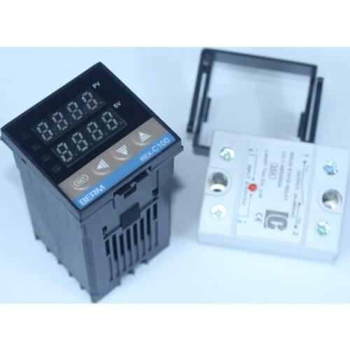 Digital Temperature Controller BERM CX100 Relay or SSR output PID Electronics Heating Controlling Solid state relay