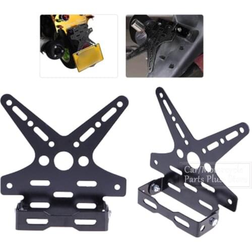 Motorcycle License Plate Frame Holder Mount Bracket motor license plate holder accessories Adjustable Motorcycle Holder Cover