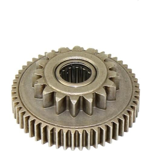 Scooter Engine Parts Double Teeth Gears Start Motor Bridge Gear for Yamaha 100
