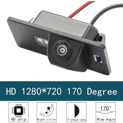 For Audi RS5/Audi S5 HD 1280*720 Fisheye Lens 170 Degree Starlight Night Vision Car Reversing Rear View Camera