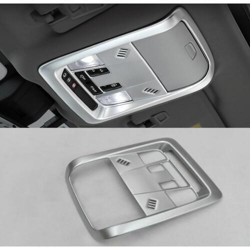 For Chevrolet Equinox Third GE 2017 2018 ABS Matte Car Front Rood Dome Reading Light Lamp Cover Panel Trim Interior Accessories