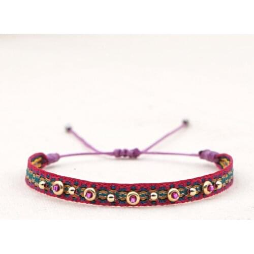 Go2Boho Women Bracelet Handmade Bohemian Jewelry Friendship Rope Braided Bracelets Vintage Trendy Girls Jewellery Wholesale