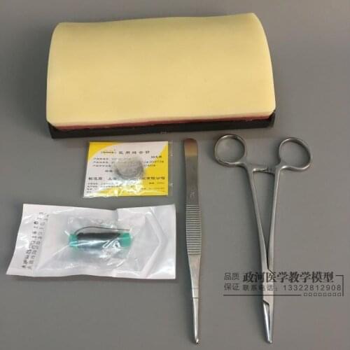 Skin anatomy model Surgical suture training kit educational equipment