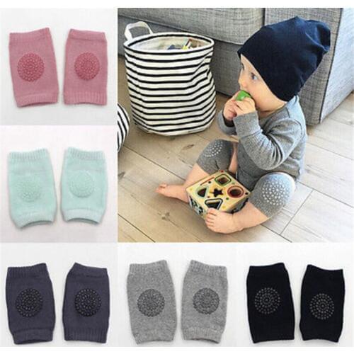 Toddler Infant Baby Knee Pads New Korean Version Fancy Crawling Knee Elbow Pads Kids Girl Boy Crawl Safety Protector Leg Warmers