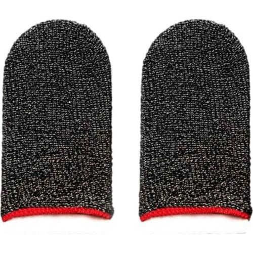 Finger Cover Gaming Finger Sleeve Fiber Breathable Fingertips For Games Anti-Sweat Touch Screen Finger Cover Sensitive Mobile