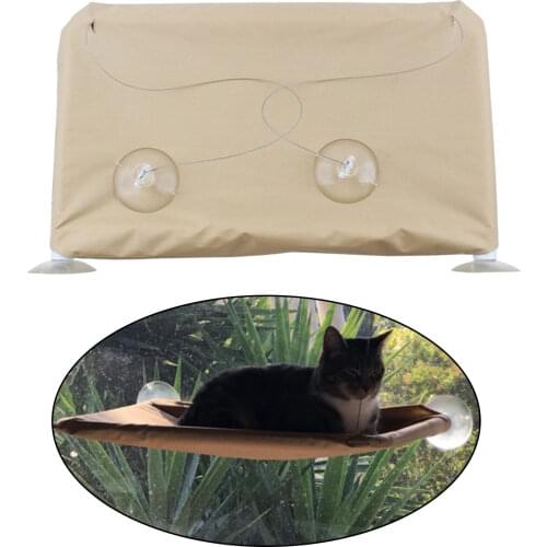 Cat Window Perch Hammock Seat Heavy Duty Suction Cup Safety Shelf for Indoor