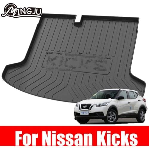 For Nissan Kicks 2017 2018 2019 2020 2021 Durable Boot Carpets Washable Trunk Storage Mat Rollable Back Box Cushion Easy Mountin