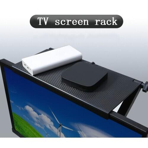 Adjustable Screen Top Shelf Display Shelf Computer Monitor Riser Desktop Stand TV Rack Storage Desk