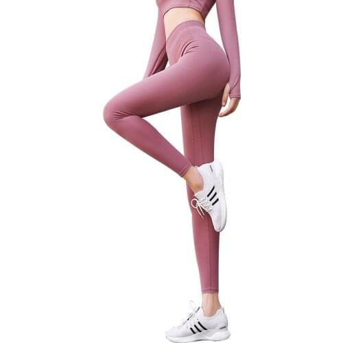 Yoga Pants Womens Fitness Peach Hip High Waist Hip Lifting European And American Running Sports Tights Womens Summer Clothing