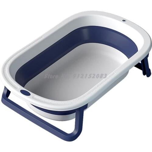 Baby Foldable Bathtub Baby Bath Tub Newborn Children Bath Tub Children Swimming Products Sitting And Lying Large Household