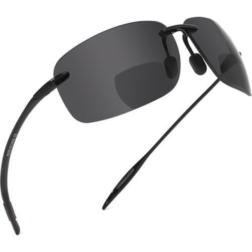 JULI Bifocal Sunglasses for Men Women Presbyopia Reading Eyeglasses Classic Square Sun Glasses With Diopters +1.5 +2.0 +2.5 8009