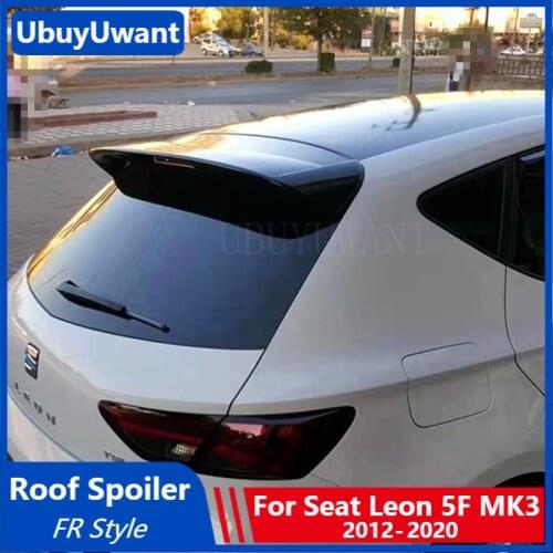 UBUYUWANT High Quality ABS Platic Rear Roof Spoiler For Volkswagen Seat LEON MK3 5F Spoiler 2012-2020 Car Tail Wing Decoration