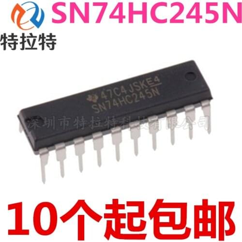 10pcs/lot SN74HC245N DIP20 SN74HC245 DIP 74HC245N DIP-20 74HC245 HD74HC245P new and original I