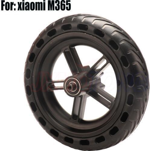 2019 New Scooter Tyres Rear Wheel Hub For Xiaomi Mijia M365 8.5 Inch Damping Solid Tyres Hollow Non-Pneumatic Tires High quality