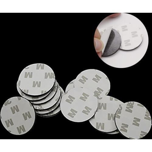 60pcs Double Side Round Car Stickiness for Sticker Holder Pad Adhesive Degree 360 Universal Sticky Tap Mount Base For Bathroom